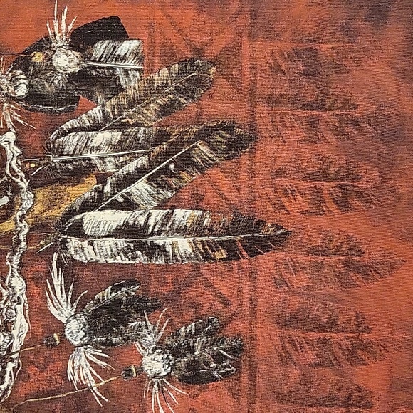 Vintage The Mountain tie dye peace pipes t-shirt. Size XXL. Red and black. - Picture 6 of 6